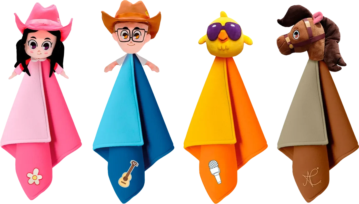Naninhas da Turma da Boiadeirinha: Boiadeirinha, Pereirinha, Pierre e Blake
